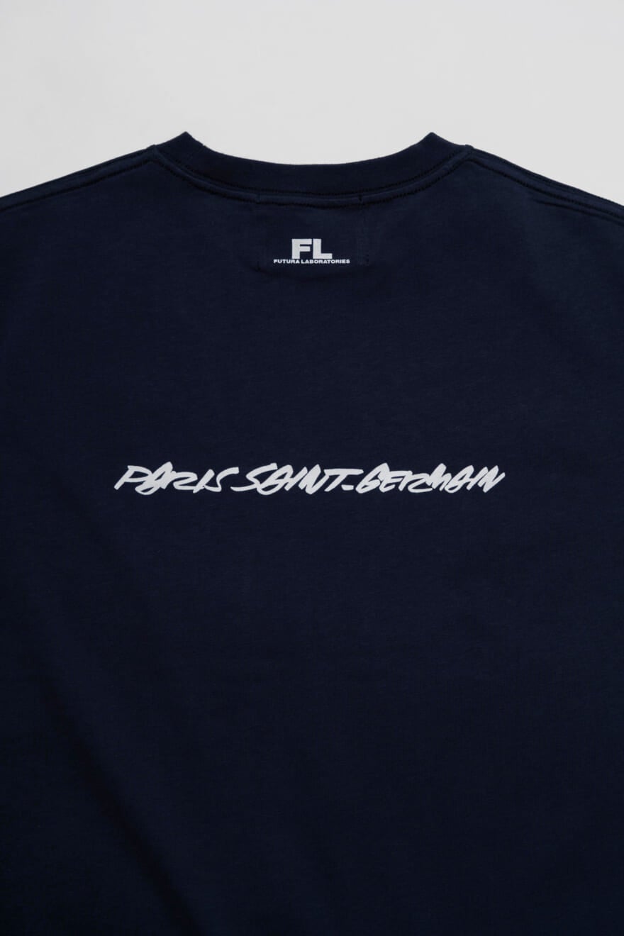 Futura X PARIS SAINT-GERMAINのコラボTシャツのプリント