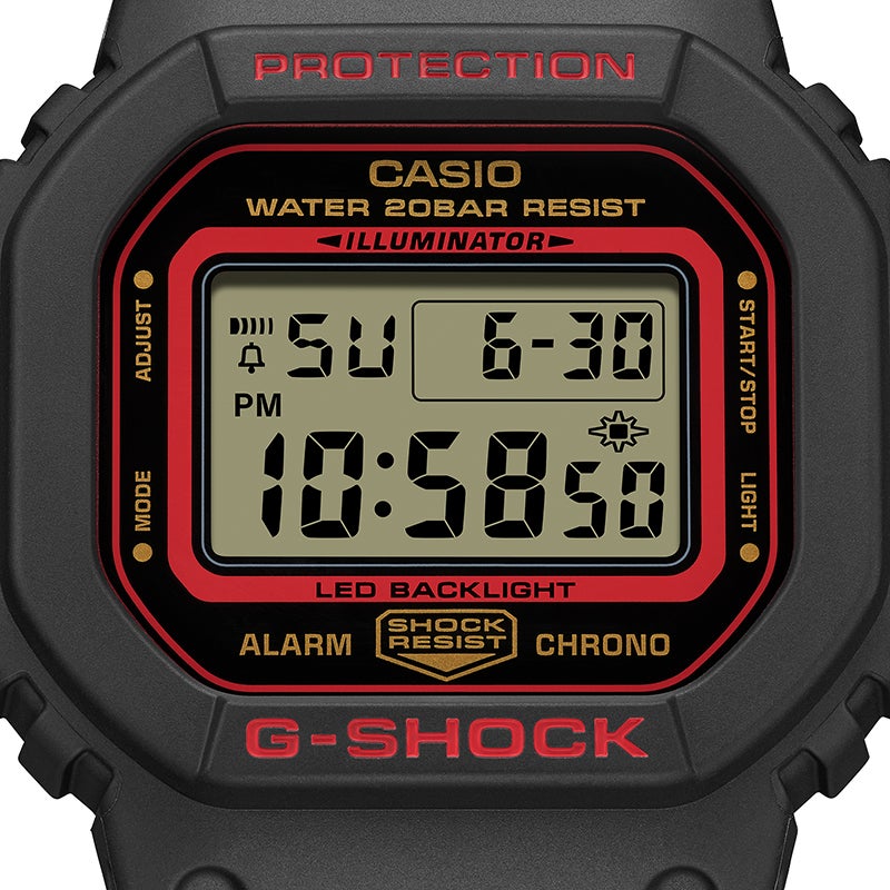 G-SHOCK DW-5600KH　商品画像(文字盤)