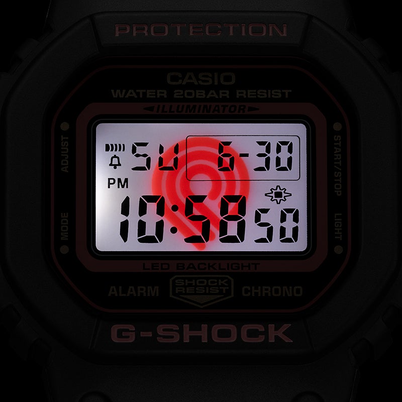 G-SHOCK DW-5600KH　商品画像(液晶)