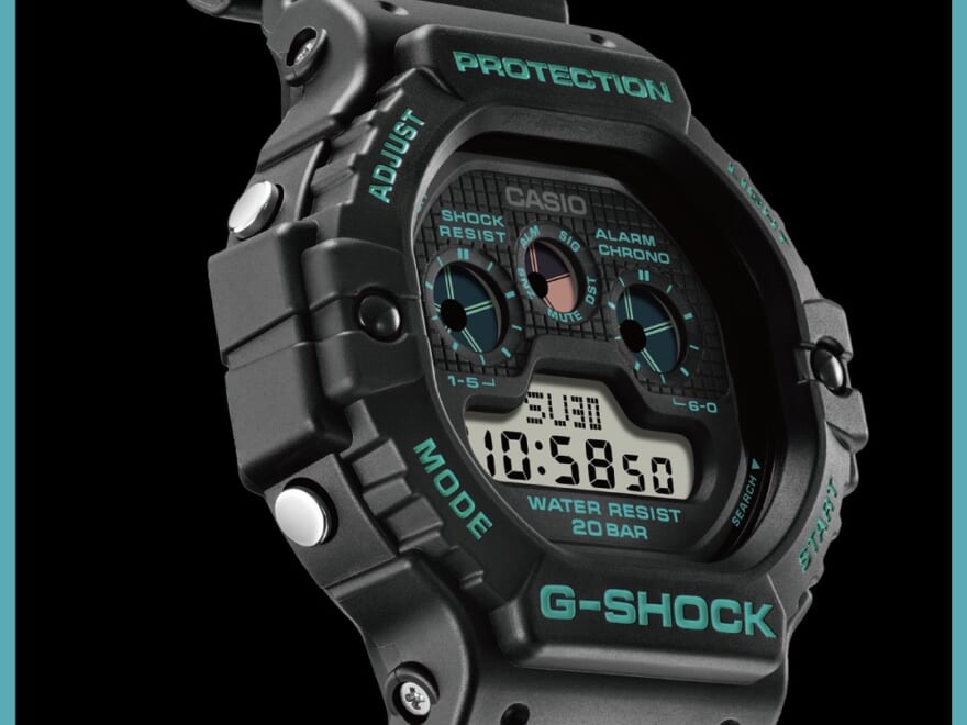 G-SHOCKとPOTRが初コラボ！象徴的なターコイズブルーが夏の手元のグッドアクセントに！［POTR × G-SHOCK DW-5900］