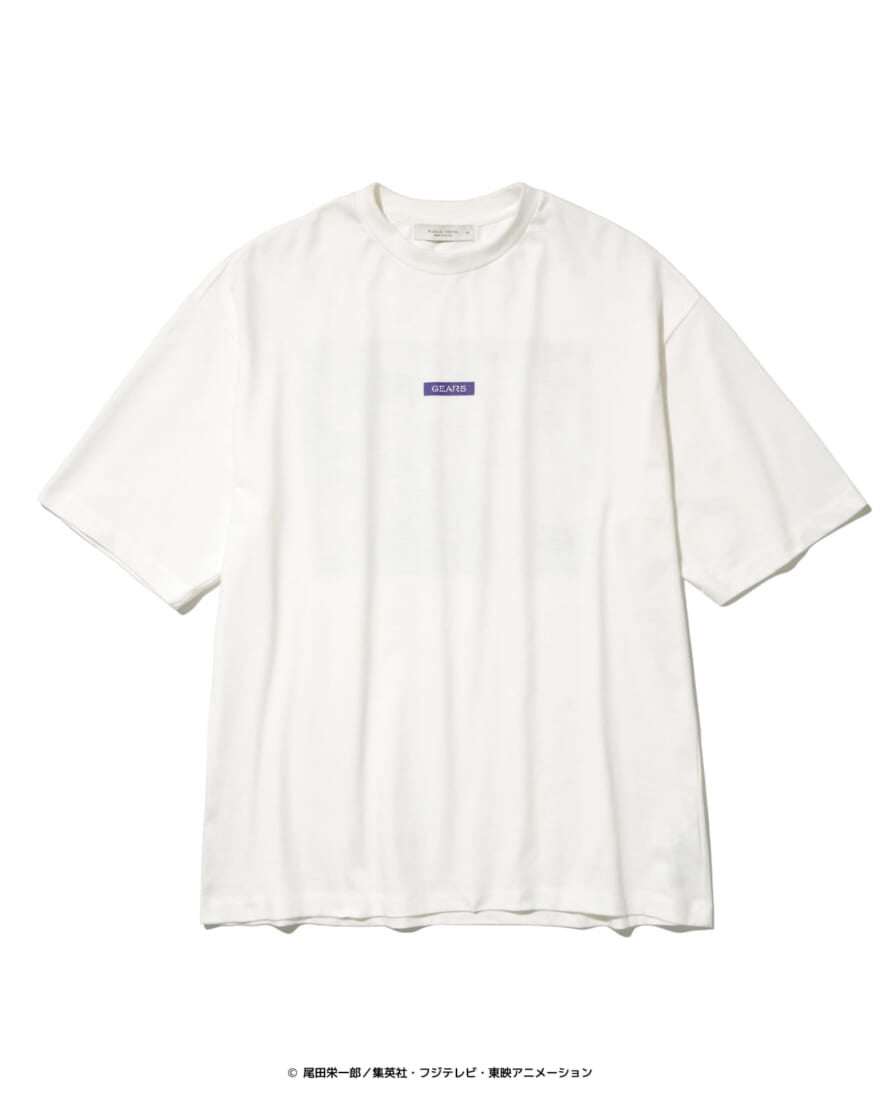 ワンピースとパブリック東京のコラボレーションTシャツの表面