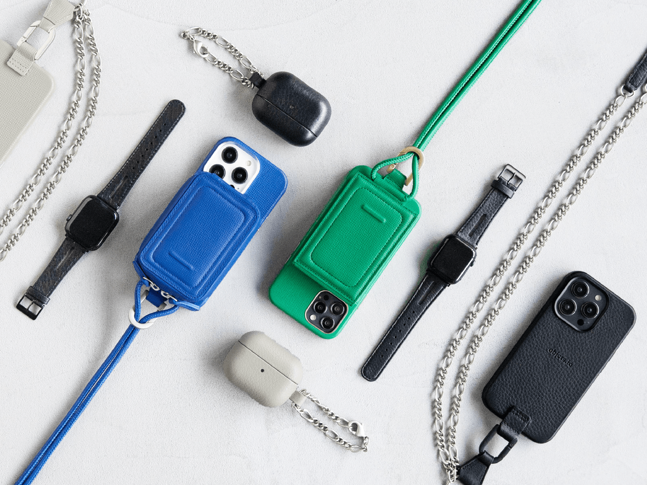 [Gallery]【どれも欲しい】iPhoneケース、Apple Watchバンド、AirPodsケースetc…洗練されたおしゃれテックアクセサリーが大集合 [objcts.io]