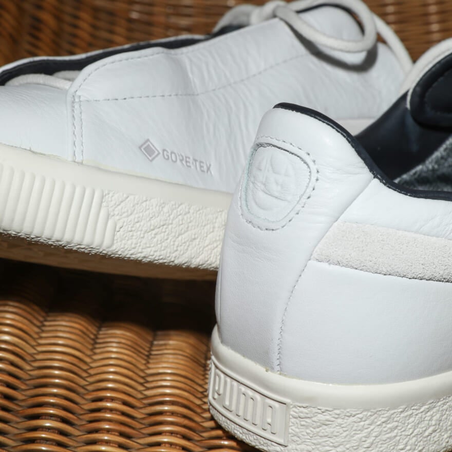 ナナミカとプーマのコラボスニーカー「PUMA-CLYDE GTX NANAMICA」ディテール