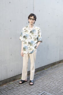 [守屋 光治] 「ユッタニューマンのレザーサンダルは、長く履いて足になじませていくのが楽しみです」【メンズノンノモデルの私服スナップ】