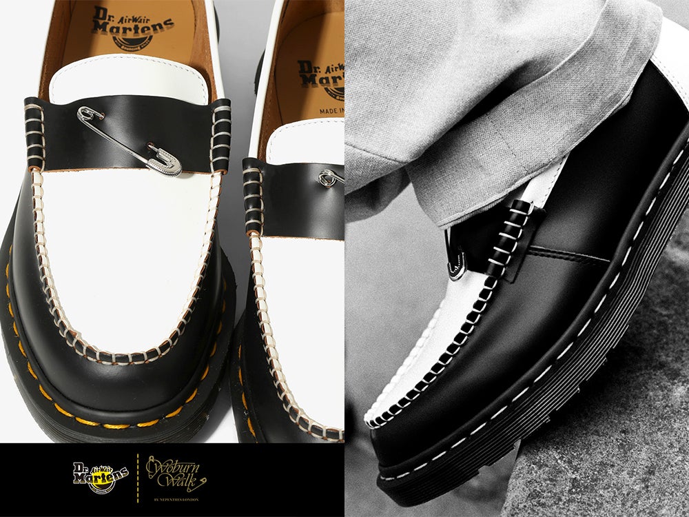 ドクターマーチンと「ウォーボーン ウォーク」が初タッグ。大人の遊び心が宿るバイカラーのローファーが魅力度大！