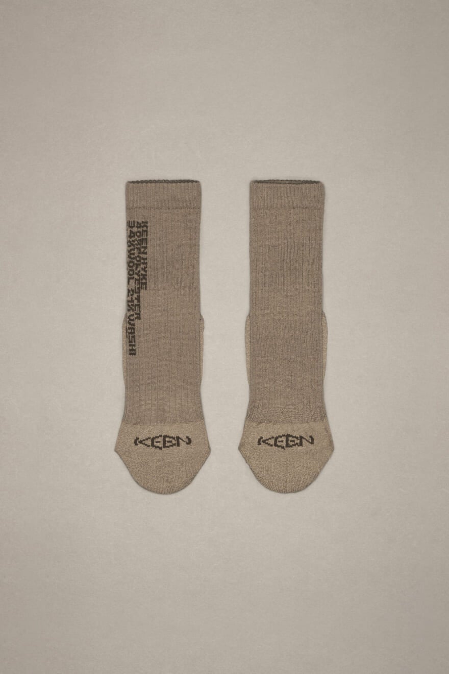 KEEN(キーン) × HYKE(ハイク)WA-SHI SOCKS HIGH HYKE Edition　側面