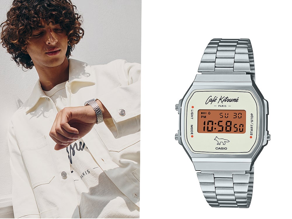 Café Kitsuné Casio メゾンキツネ A168WECK-7AJR