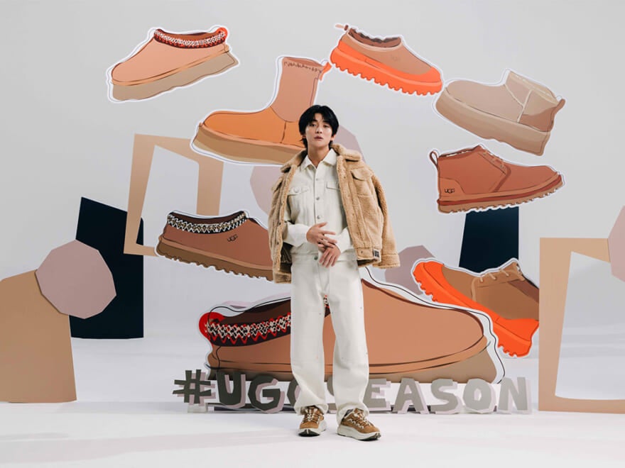 高橋文哉さんがUGG®（アグ）のキャンペーンビジュアルに登場！ 秋冬ムードが盛り上がる“チェスナットカラー”の着こなしを披露