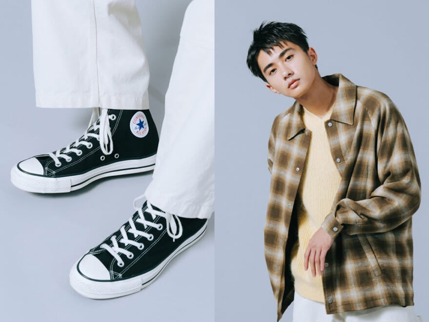 【コンバース オールスター×髙橋大翔】旬のワイドパンツとバランスがとりやすい超優秀ハイカット！［CONVERSE］