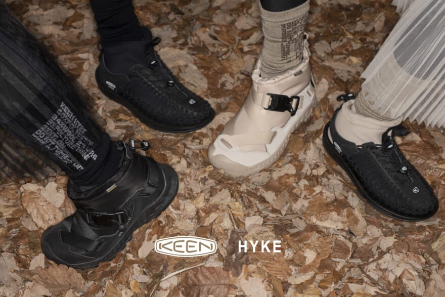 KEEN(キーン) × HYKE(ハイク)　ビジュアル