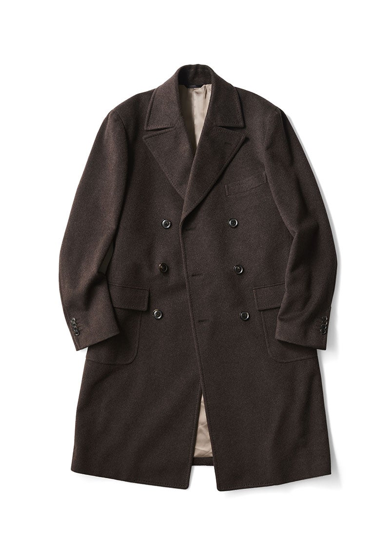 麻布テーラー（Azabu Tailor）のオーダーアルスターコート　正面
