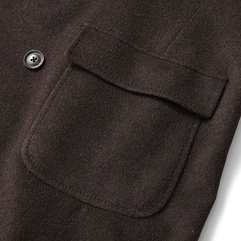 麻布テーラー（Azabu Tailor）のオーダーアルスターコートのポケット