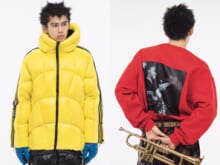 クリーム色の可愛いキルトジャケット  Moncler