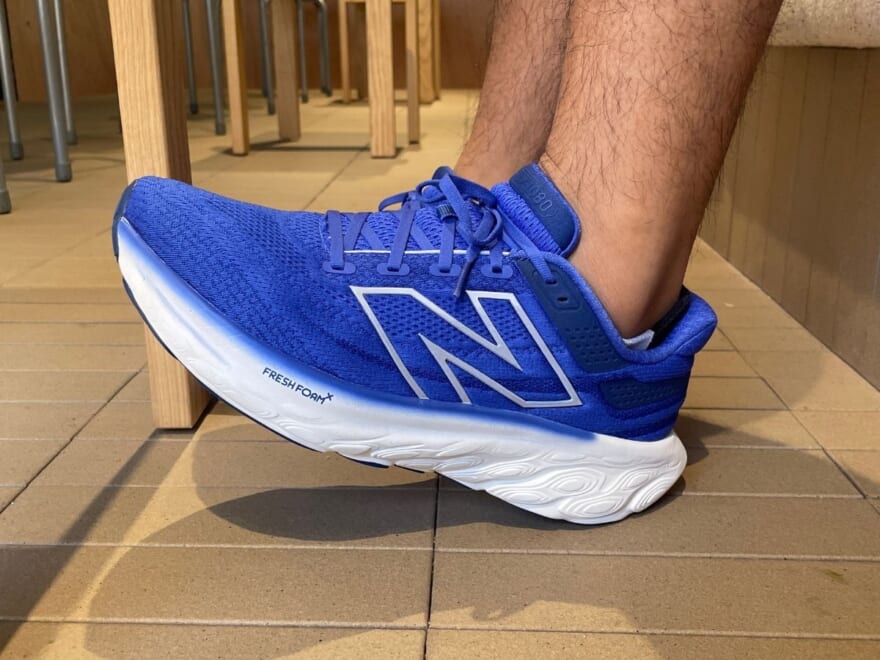 ニューバランス newbalance Fresh Foam X 1080 v13　BLUE　稲井孝太朗 側面