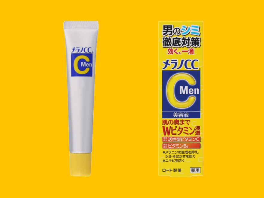 Wビタミンで集中ケア！「メラノCC Men」の薬用美容液を、守屋光治＆稲井孝太朗と、イナガキ カイさんが実際に試してみた