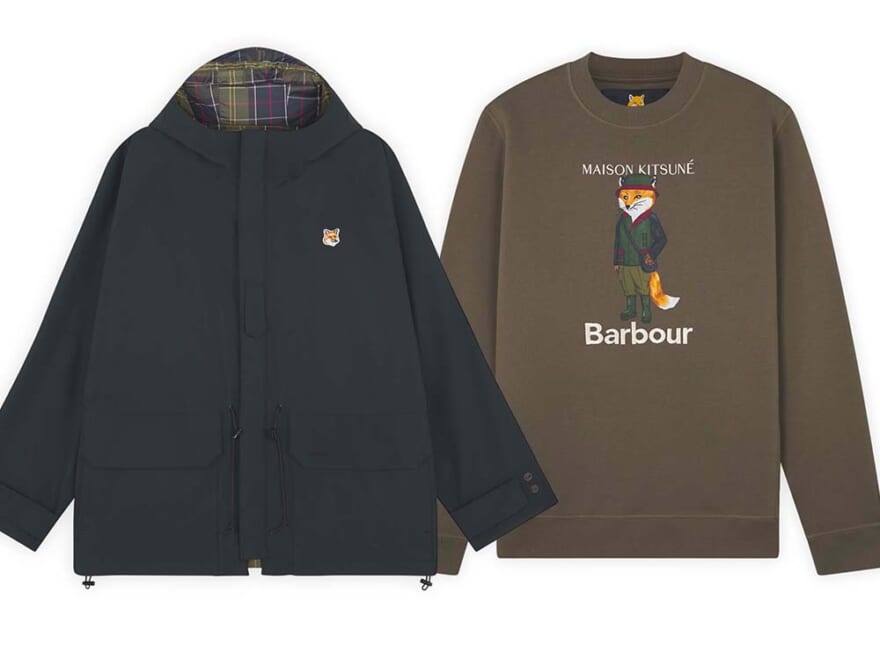 Maison Kitsuné Barbour メゾンキツネ　バブアー　フーディ