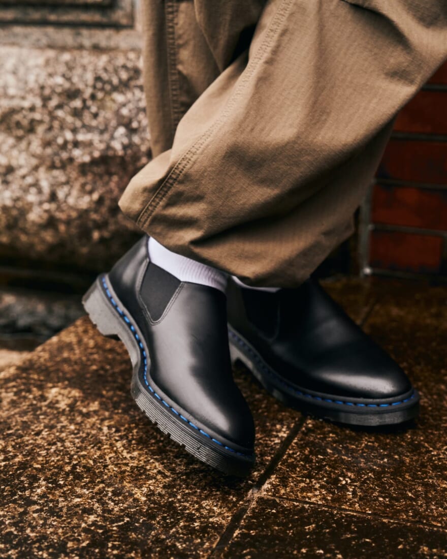 Nanamica launches its 4th limited edition of collaboration model with Dr. Martens　ナナミカとドクターマーチンのコラボシューズビジュアル