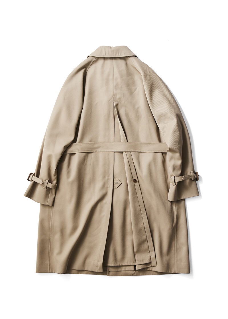 麻布テーラー（Azabu Tailor）のオーダートレンチコート　背面