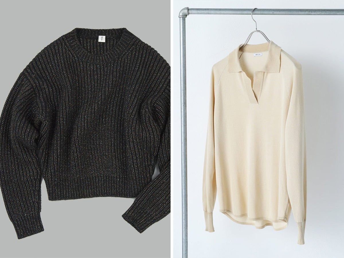服好きが買ってよかった「秋ニット」は“ほっこりしない”！４人が愛用するのは１枚で決まるグッドデザイン。