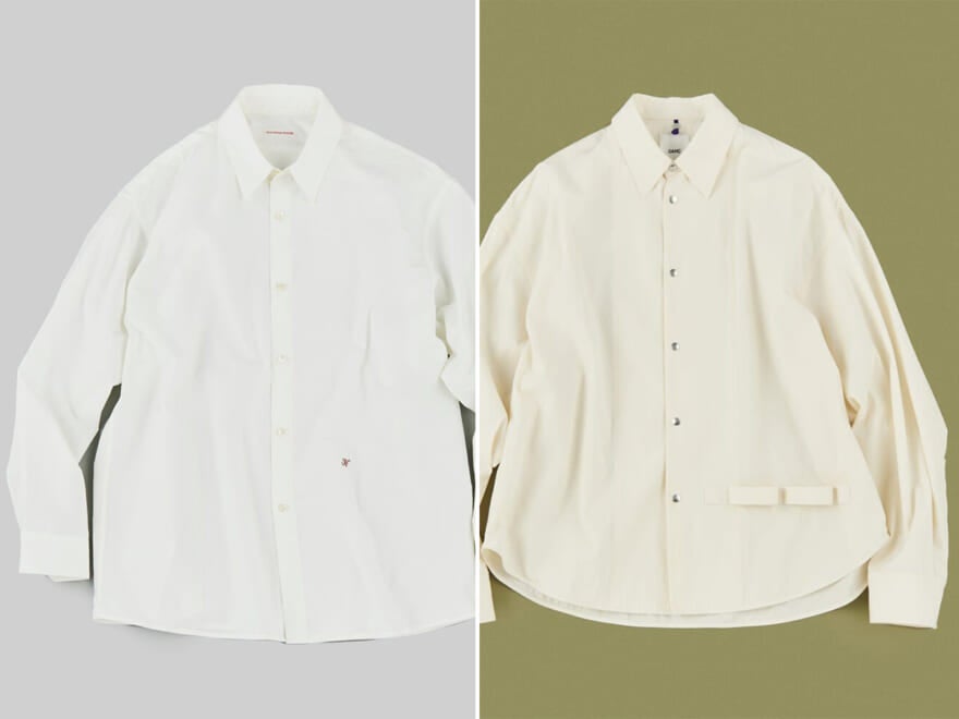 秋は「白シャツ」に限る！オシャレな４人の愛用品はクリーンな真っ白と大人なオフホワイトの２択だった！