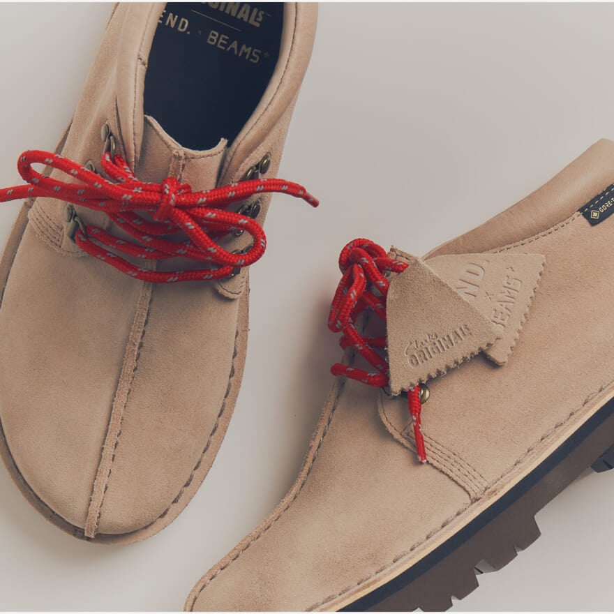 END. Clarks ORIGINALS BEAMS PLUS コラボ Trek Rock Hike