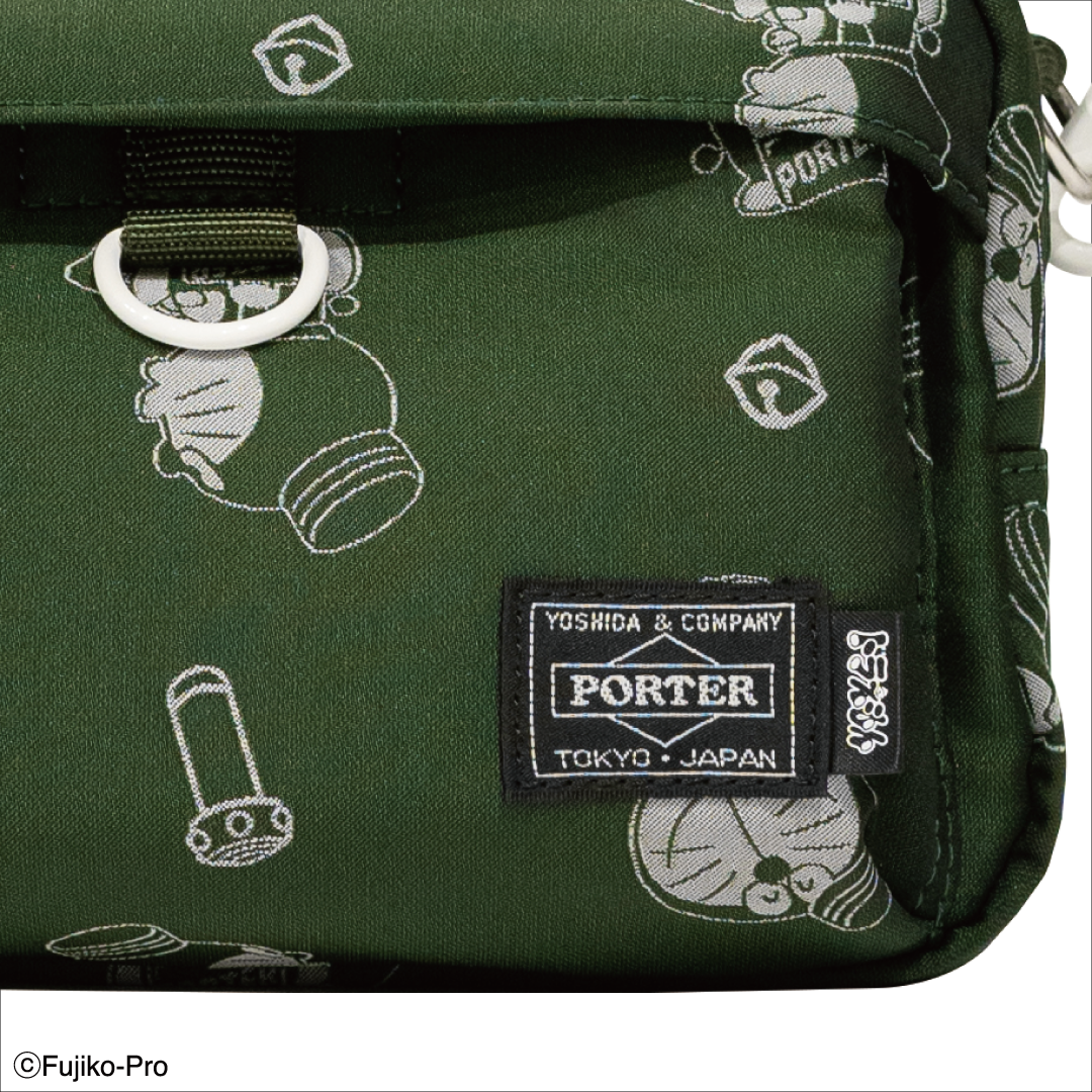 「ドラえもん × PORTER」ショルダーバッグ　オリーブのディテール