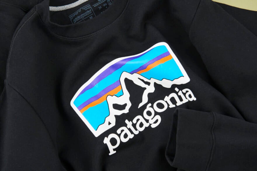 パタゴニアのスウェットのロゴ