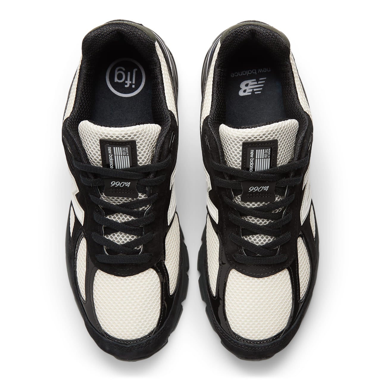 Joe Freshgoods × New Balance MADE in USA 990v4(ジョー・フレッシュグッズ×ニューバランス) ブラック 俯瞰