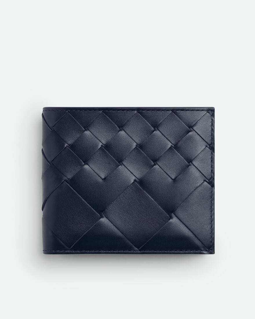 ボッテガ・ヴェネタ　日本限定色お財布　コインパース付き二つ折りウォレット　ブラック