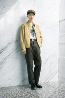 [守屋 光治] 「バブアーのハンチング帽に、スイングトップと革靴を合わせたクラシックなスタイル」【メンズノンノモデルの私服スナップ】