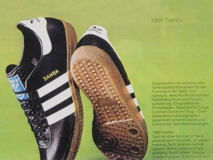 SAMBA 1979 ADIDAS HANDLER INFORMATION