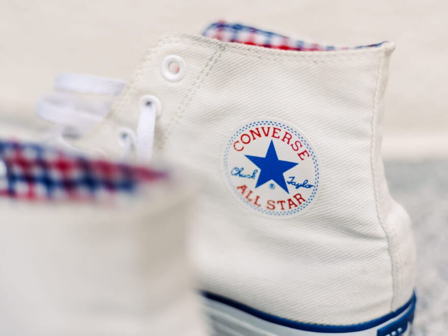 コンバース「ALL STAR DENIM TC HI」のディテール