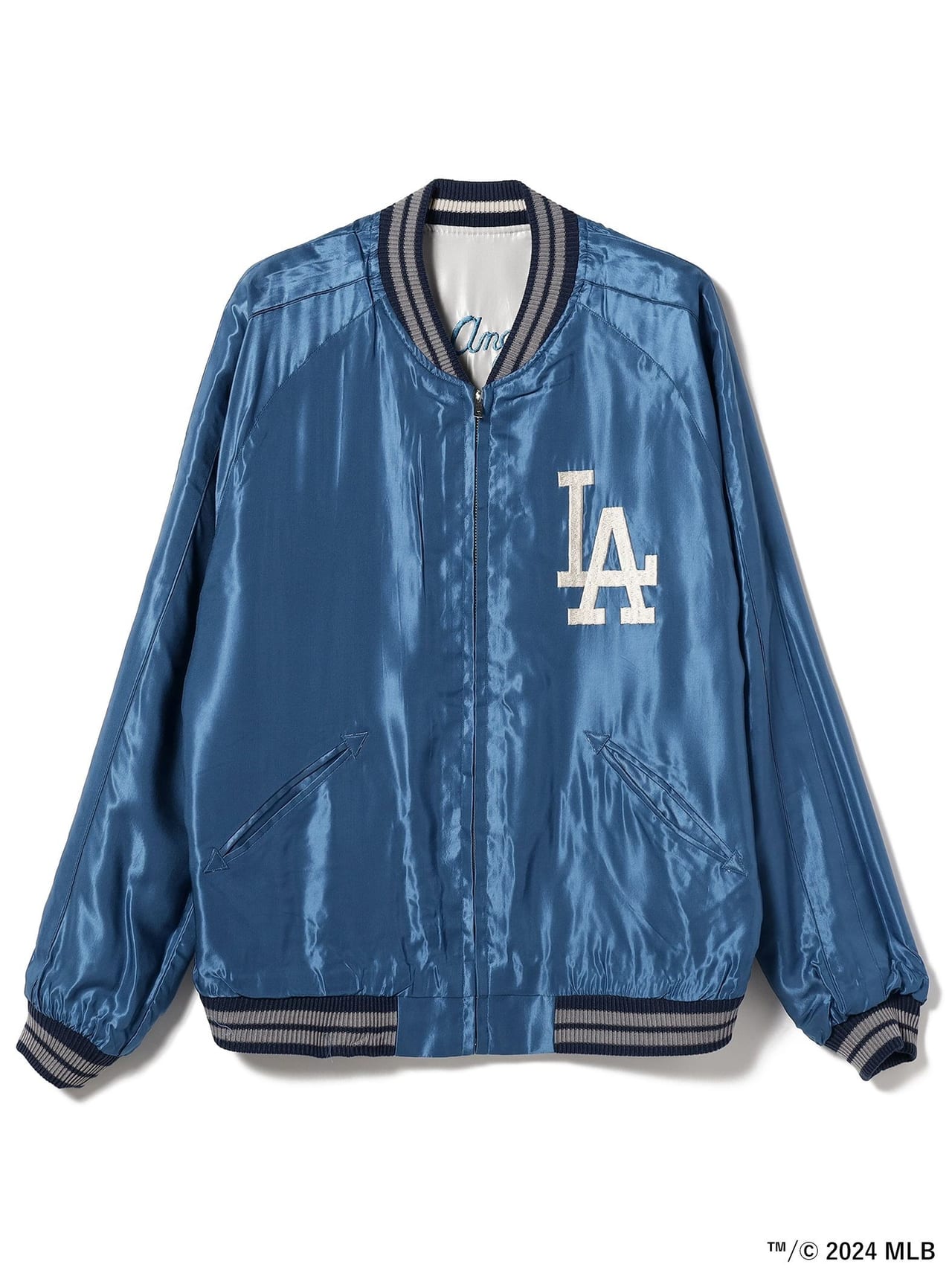 テーラー東洋×BEAMS スカジャン ドジャース 表面