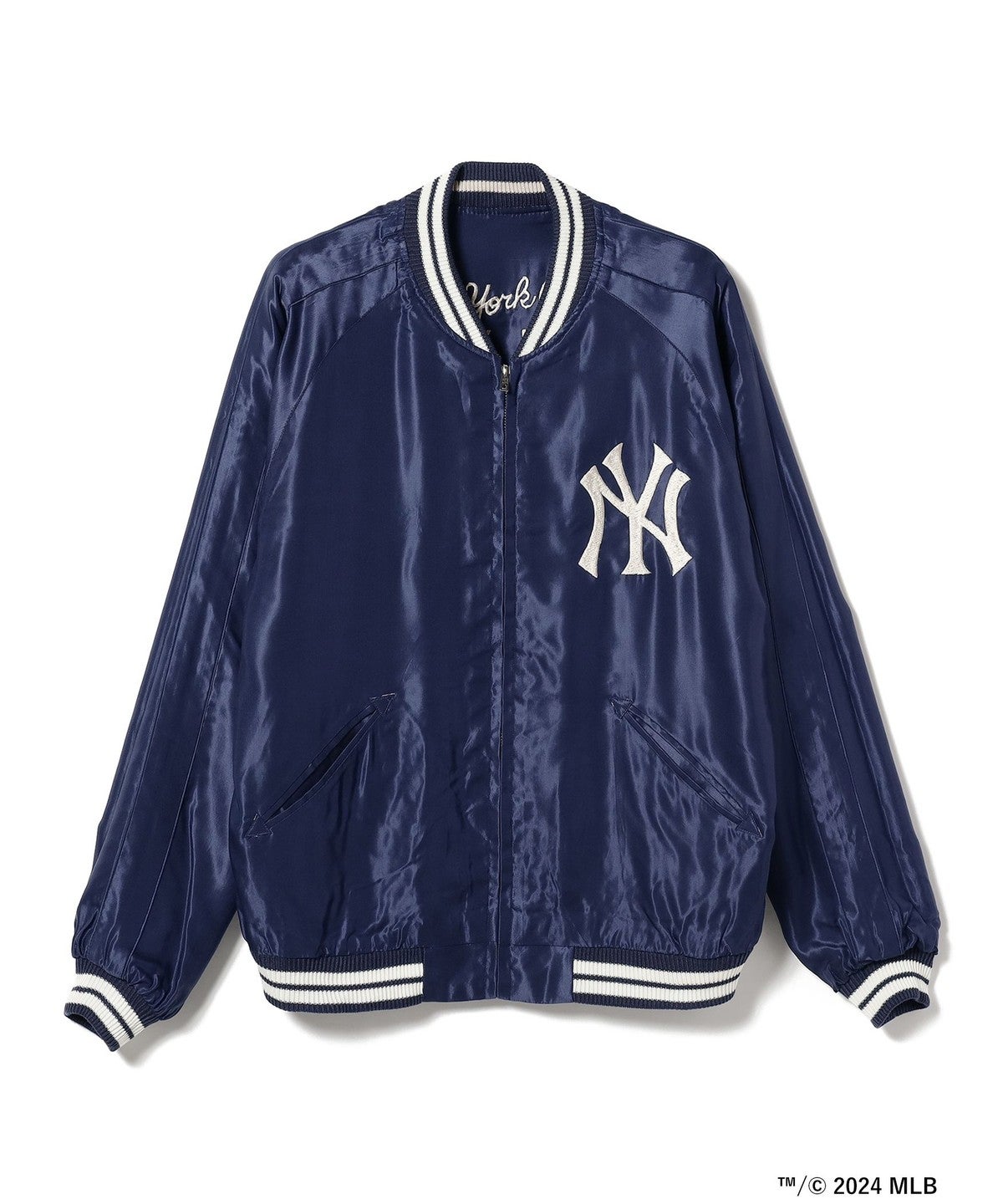 テーラー東洋×BEAMS スカジャン ヤンキース 表面