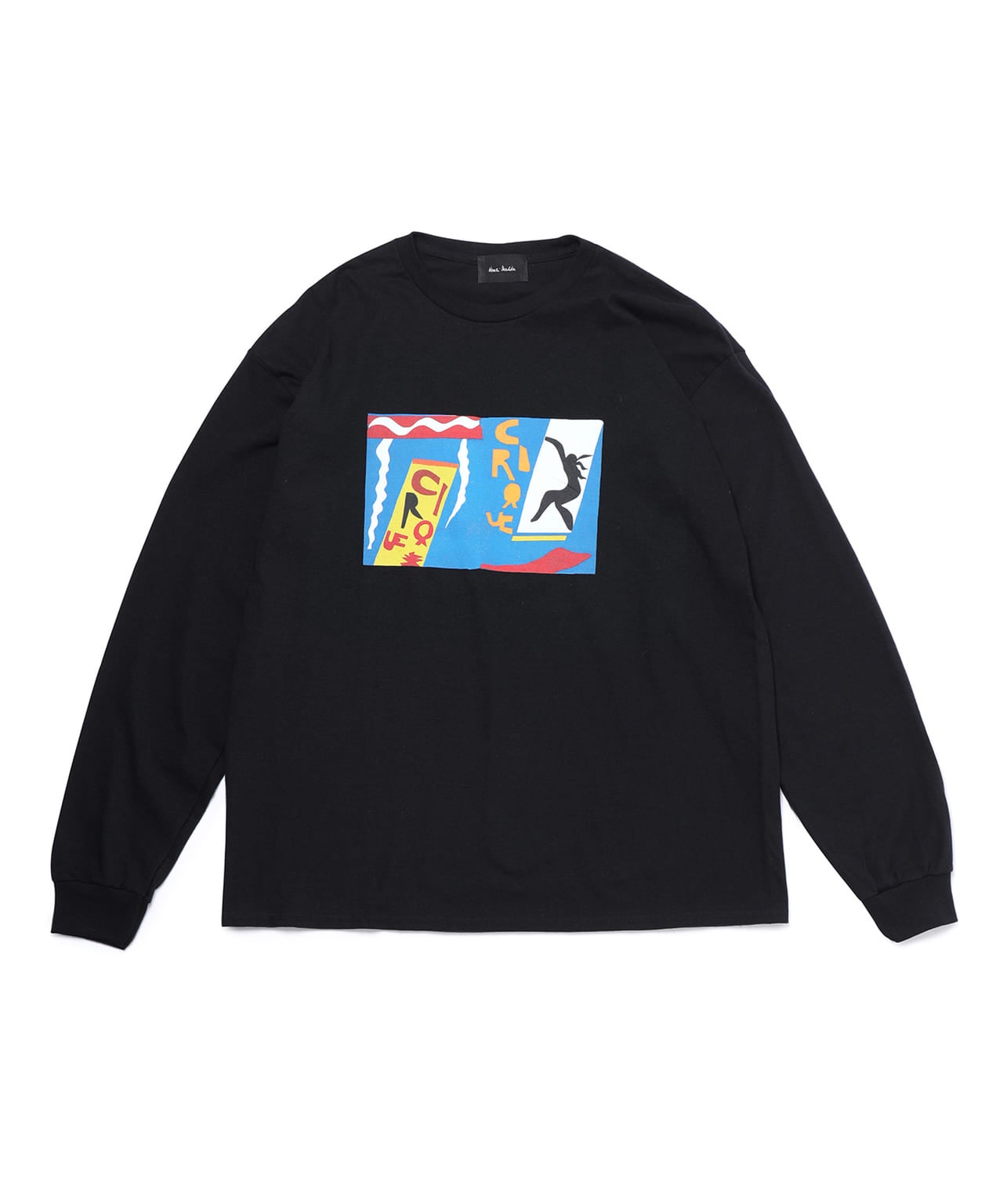 LONG SLEEVE T-SHIRTS ブラック　「ムウ ト アール」とフランスの巨匠、アンリ・マティスがコラボ