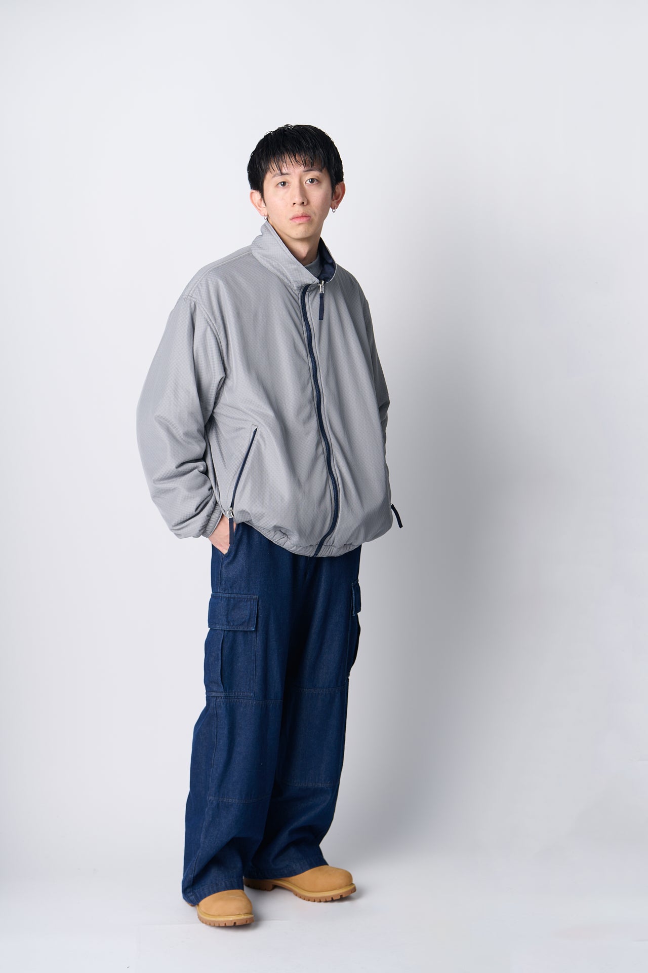 Dickies × BEAMSのデニム 着こなし