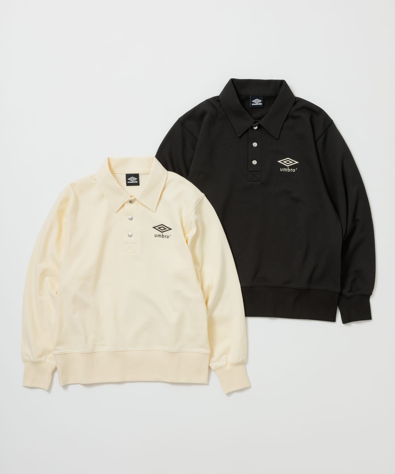 UMBRO(アンブロ)　ADAM ET ROPÉ(アダムエロペ)　　スウェットポロ 物撮り