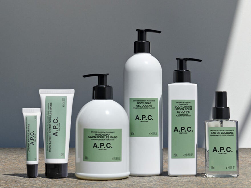 「A.P.C.（アー・ペー・セー）」からボディケアラインが誕生。ブランドゆかりの香り“オレンジブロッサム”が華やかで魅力的！