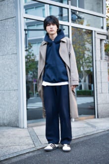 [高橋 璃央] 「アディダス×フットインダストリーのガゼルで仕上げた、カジュアルだけど上品なミックススタイル」【メンズノンノモデルの私服スナップ】
