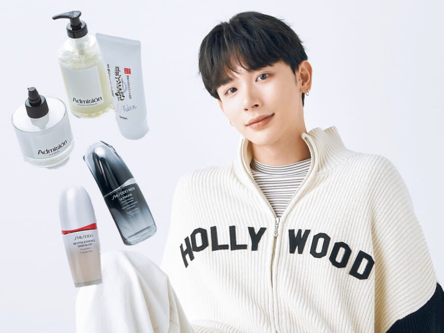 「よしあき」のゆらぎ肌ケアアイテムとマイメゾット。SHISEIDO MEN、アドミシオン…