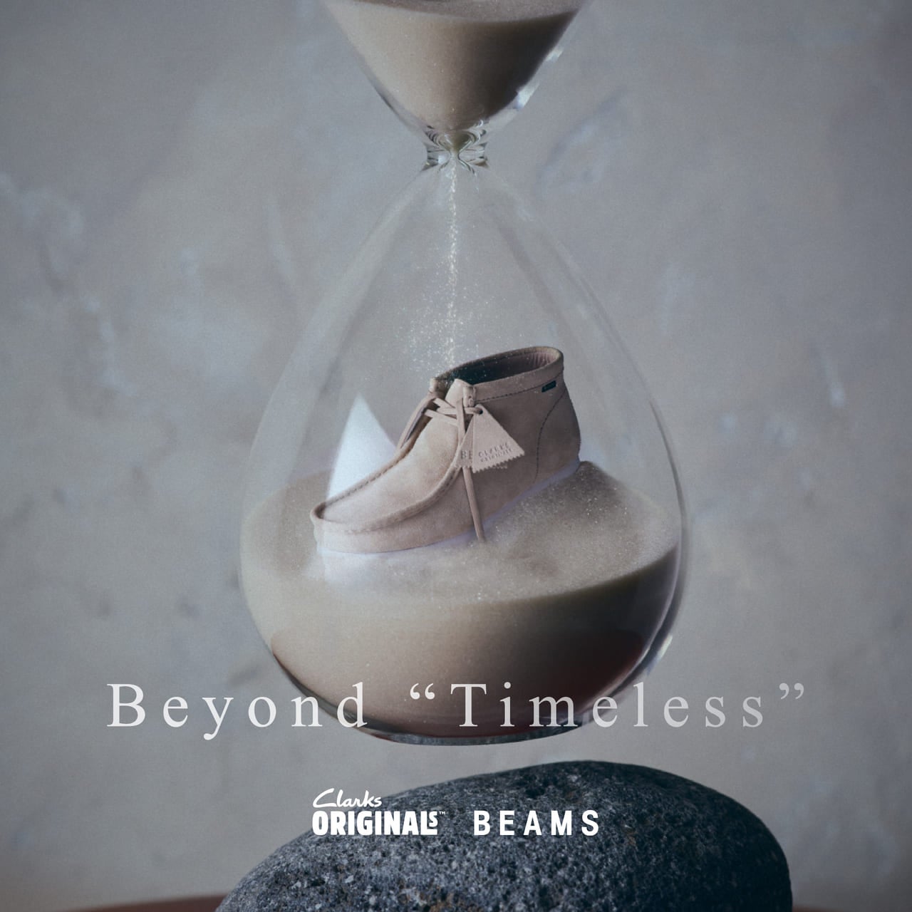 BEAMS　Clarks ORIGINALS　ビームス　クラークス オリジナル　ワラビー　ブーツ　ゴアテックス　ビジュアル