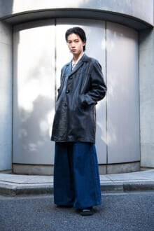 [神谷空] 「リーバイス®のデニムで作ったAラインシルエットに、韓国の注目ブランドのブーツがマッチ」【メンズノンノモデルの私服スナップ】