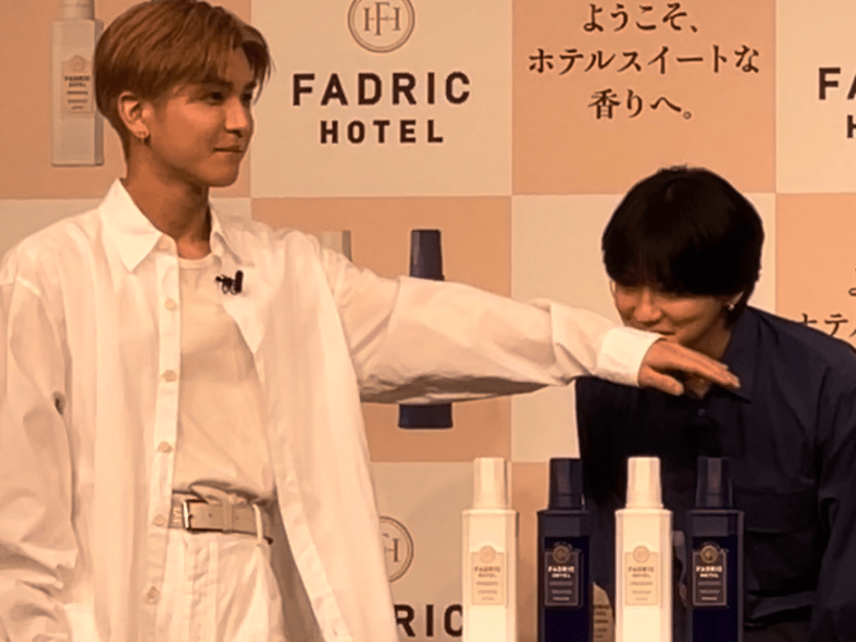 岩田剛典と吉野北人がCM初共演！新柔軟剤ブランド FADRIC HOTEL