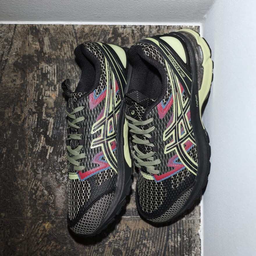 ASICS「US4-S GEL-TERRAIN」Black/Neon Lime