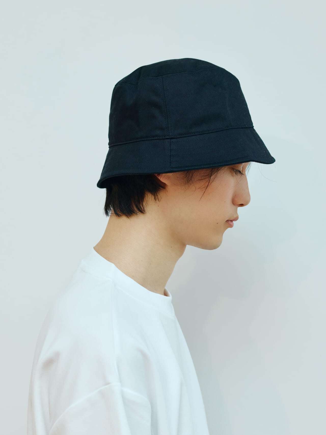 ユニクロのUVカットバケットハットを試着&本音レビュー サイド