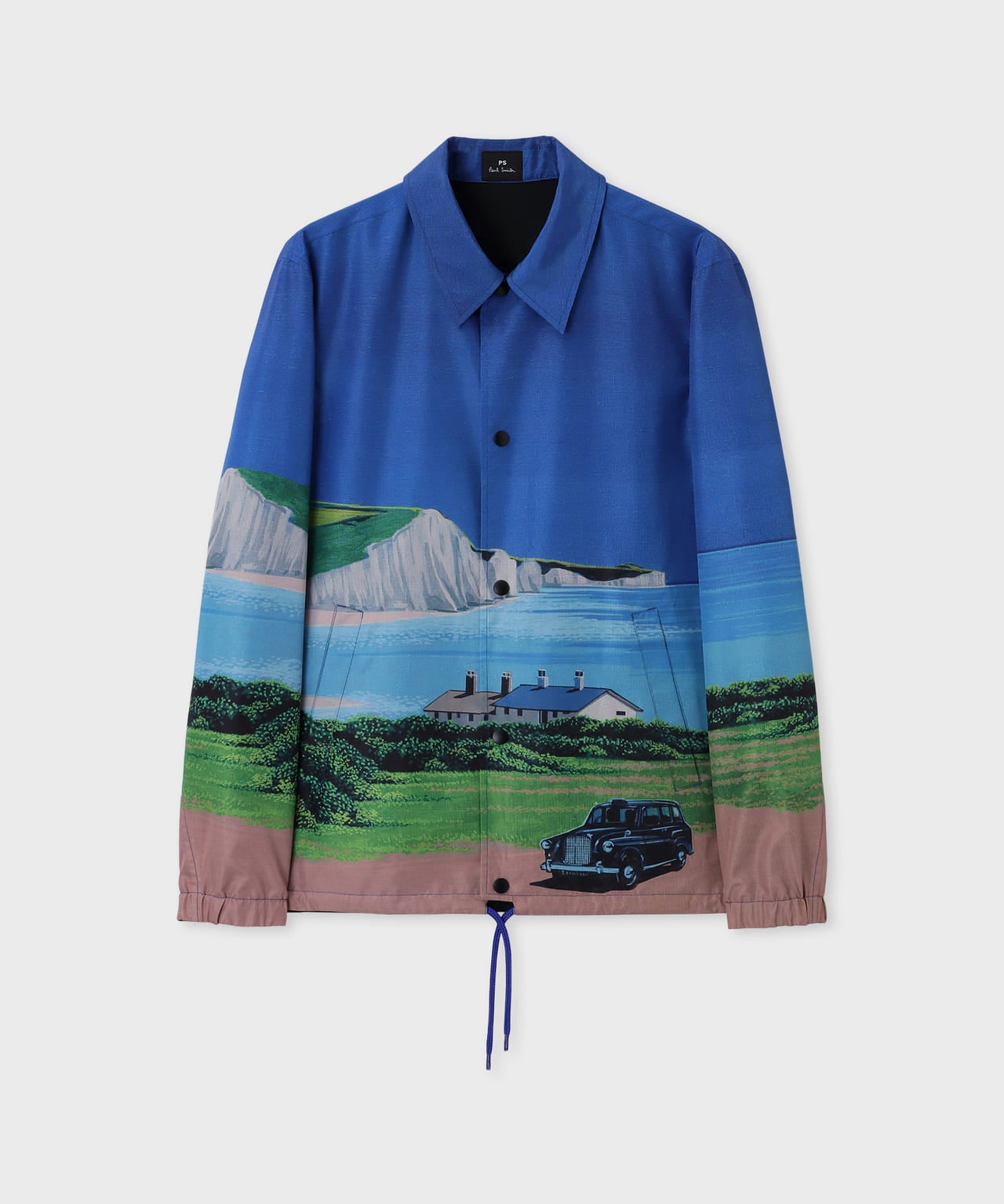 PS Paul Smith Happy ポールスミス ラストレーター永井博 コラボ イギリスの自然 モチーフ コーチジャケット