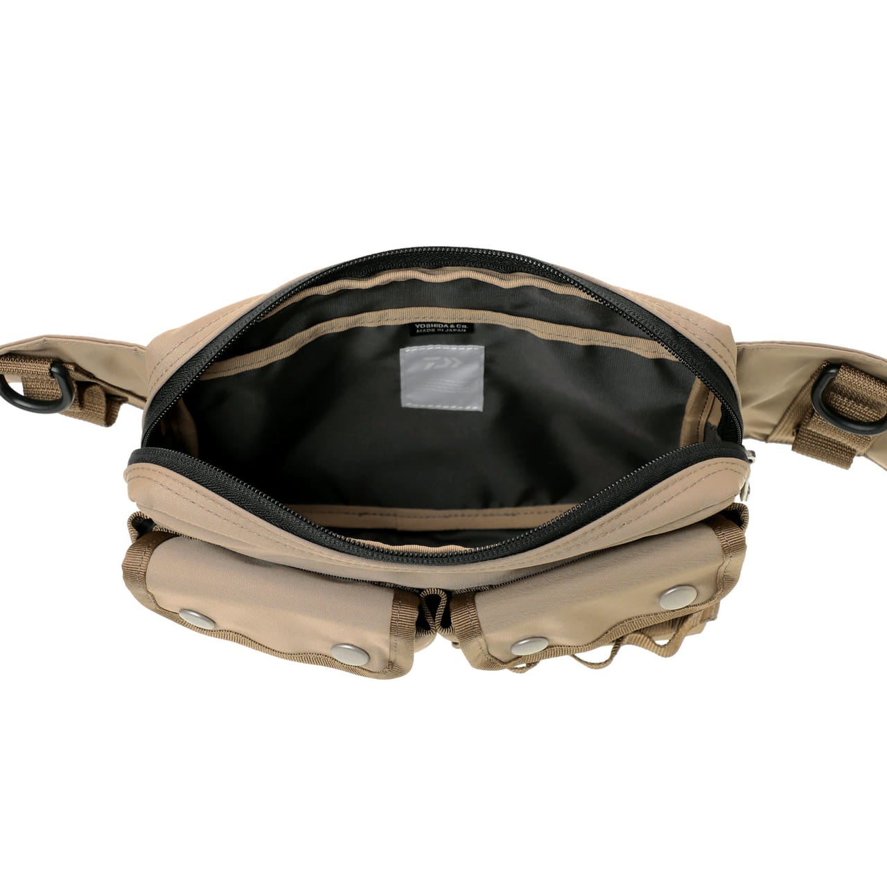 「DAIWA(ダイワ)」　「POTR」コラボレーションアイテム 　WAIST BAG　ベージュ　ディテール