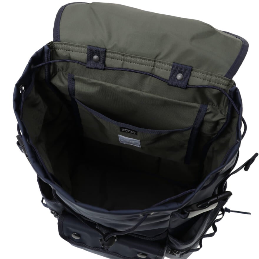 「DAIWA(ダイワ)」　「POTR」コラボレーションアイテム BACKPACK　ブラック　ディテール