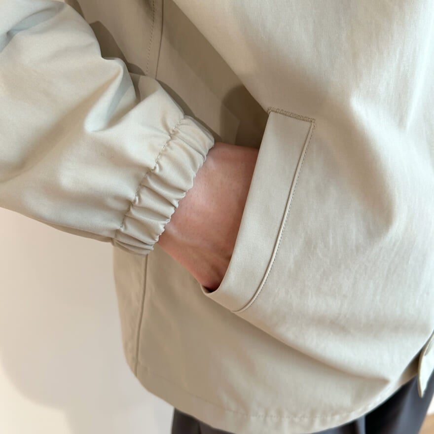 ユニクロのライフウェアマガジン LifeWear magazine プリントコーチジャケットの試着&本音レビューのポケット