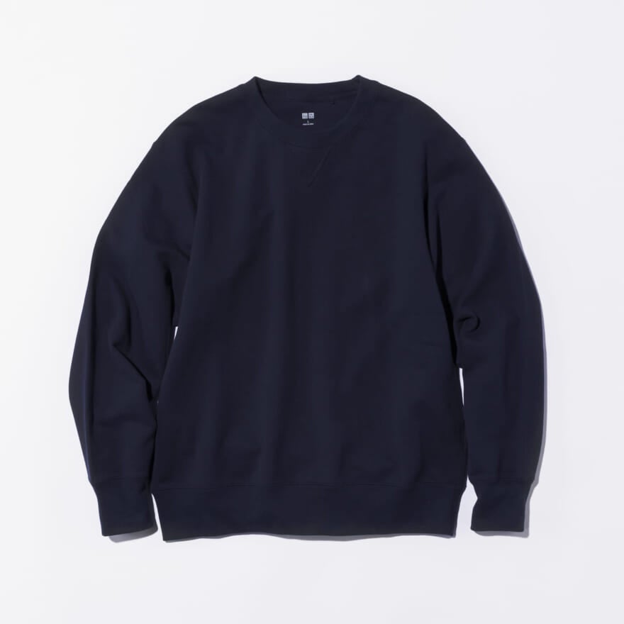 ユニクロの永久定番名品 スウェットシャツ(長袖) 69 ネイビー